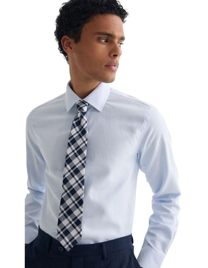 Beckton Slim Fit Shirt in Sky image 4