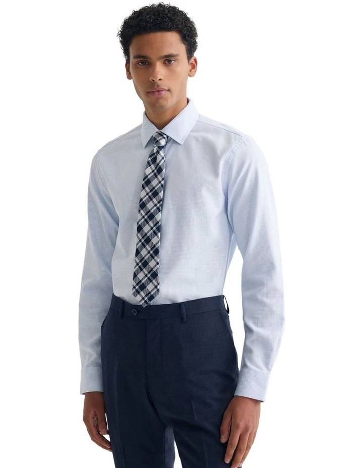 Beckton Slim Fit Shirt in Sky image 5