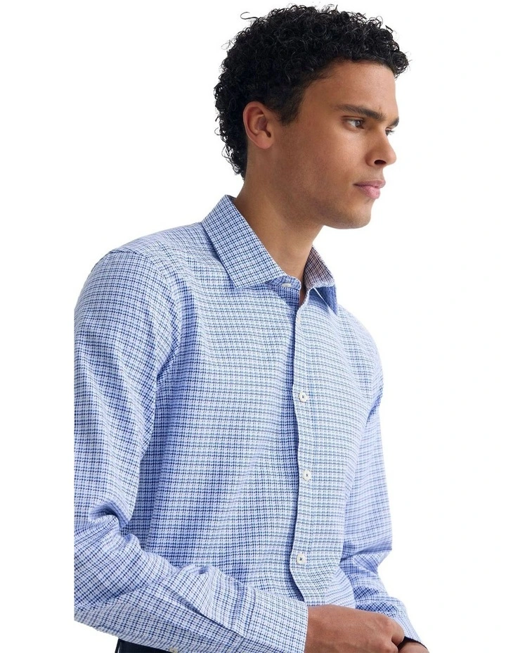Beckton Slim Fit Shirt in Blue image 3