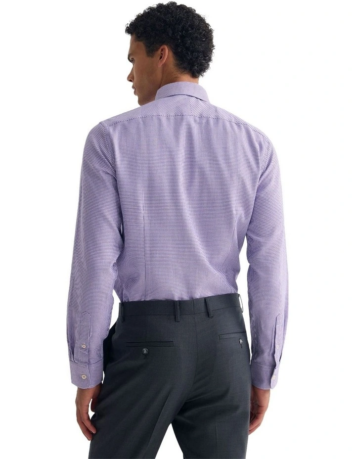 Beckton Slim Fit Shirt in Lilac image 2