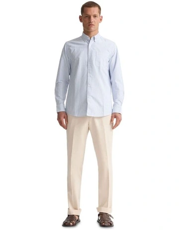 Holloway Buttondown Stripe Shirt in Navy