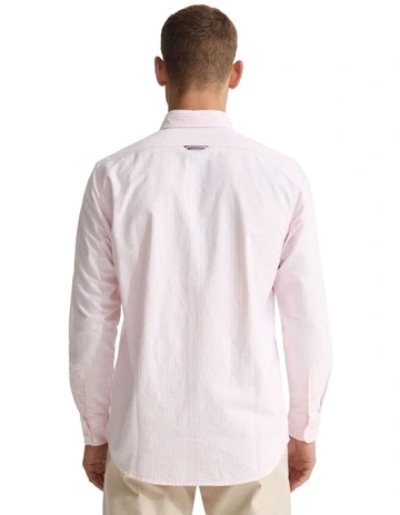 Holloway Buttondown Stripe Shirt in Pink