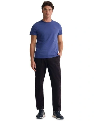 Ben Organic Crew Neck T Shirt in Navy