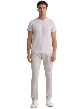 Ben Organic Crew Neck T Shirt in Lilac