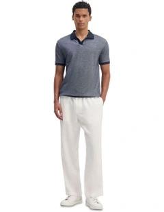 Andre Organic Cotton Polo in Navy