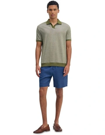 Andre Organic Cotton Polo in Olive