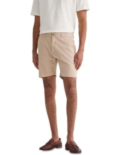 Henry Chino Shorts in Warm Stone
