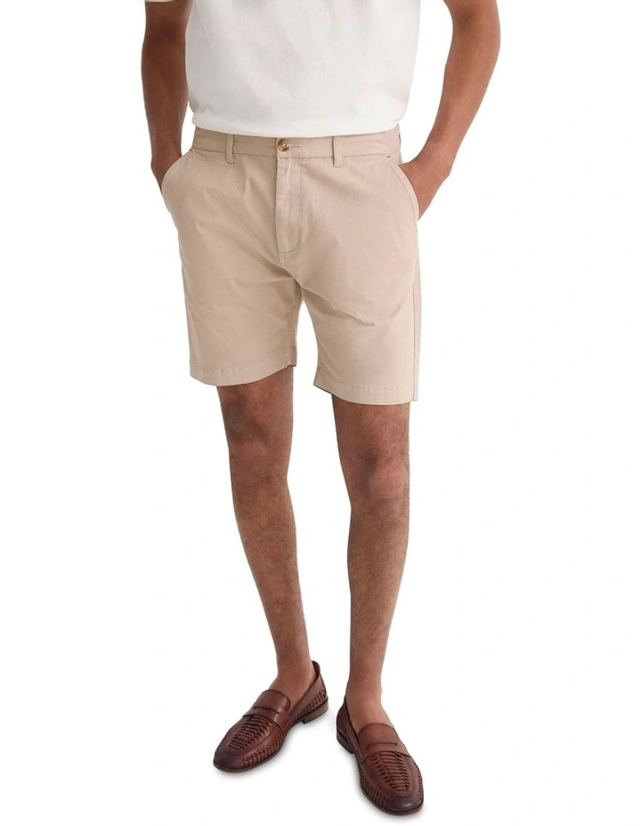 Henry Chino Shorts in Warm Stone image 4