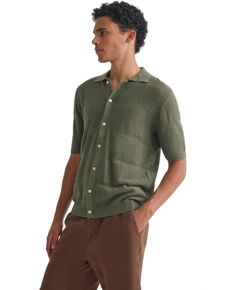 Jack Knitted Button Up Shirt image 3