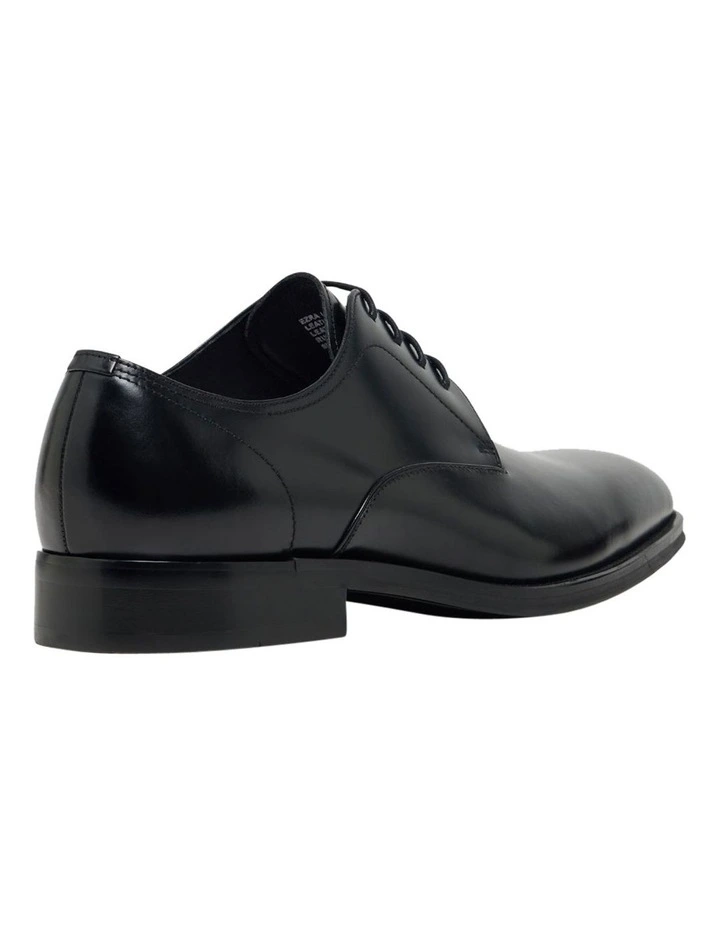 Ezra Lace Up Leather Derby Shoe in Black image 2