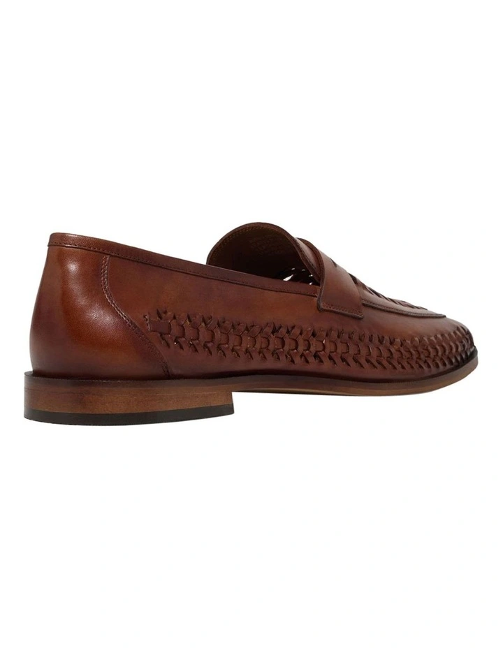 Ainsley Open Weave Loafer in Brown image 2