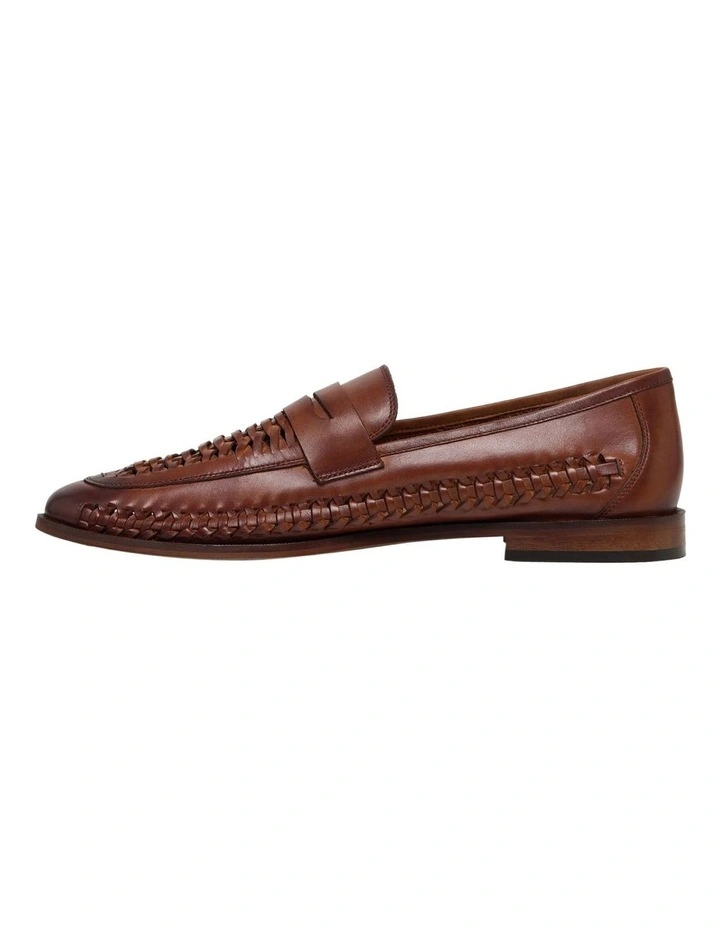 Ainsley Open Weave Loafer in Brown image 3