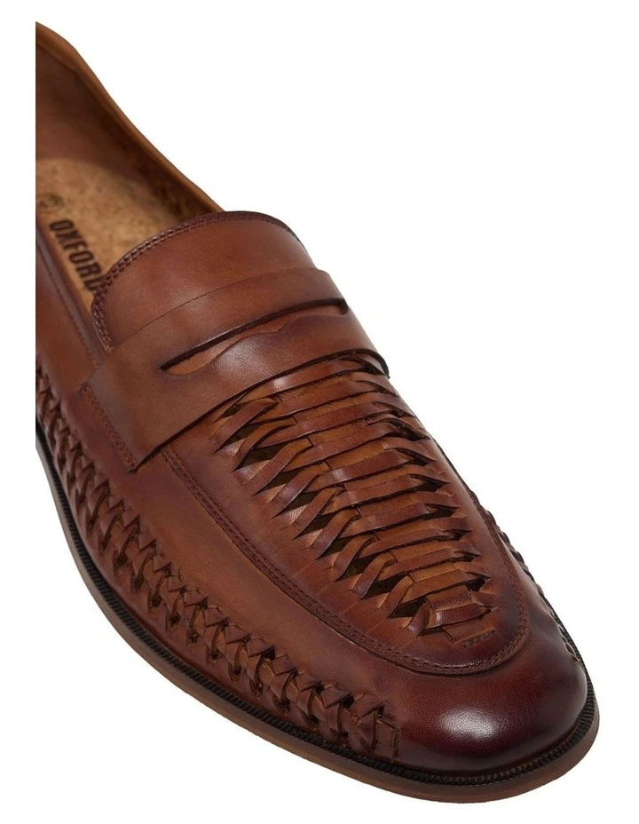 Ainsley Open Weave Loafer in Brown image 4