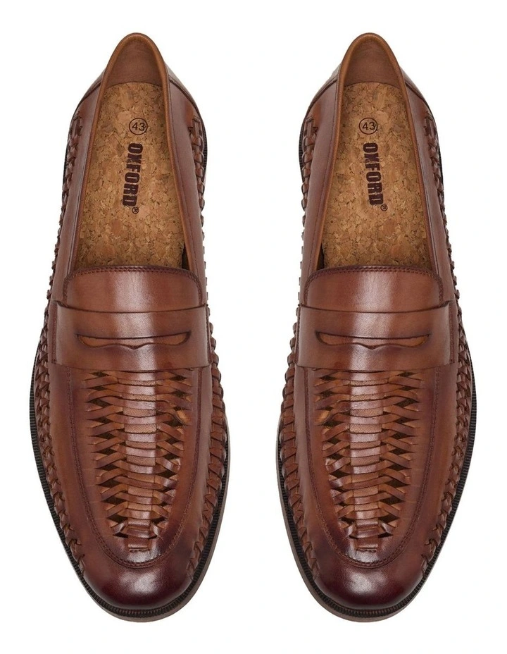 Ainsley Open Weave Loafer in Brown image 5