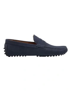 New Holland Driving Shoe in Navy
