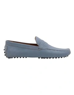 New Holland Driving Shoe in Skye Blue