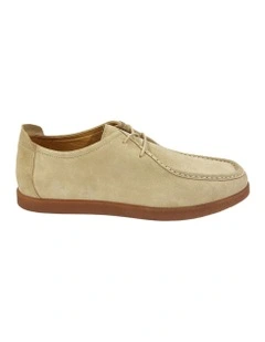 James Suede Lace Up Shoe in Sand