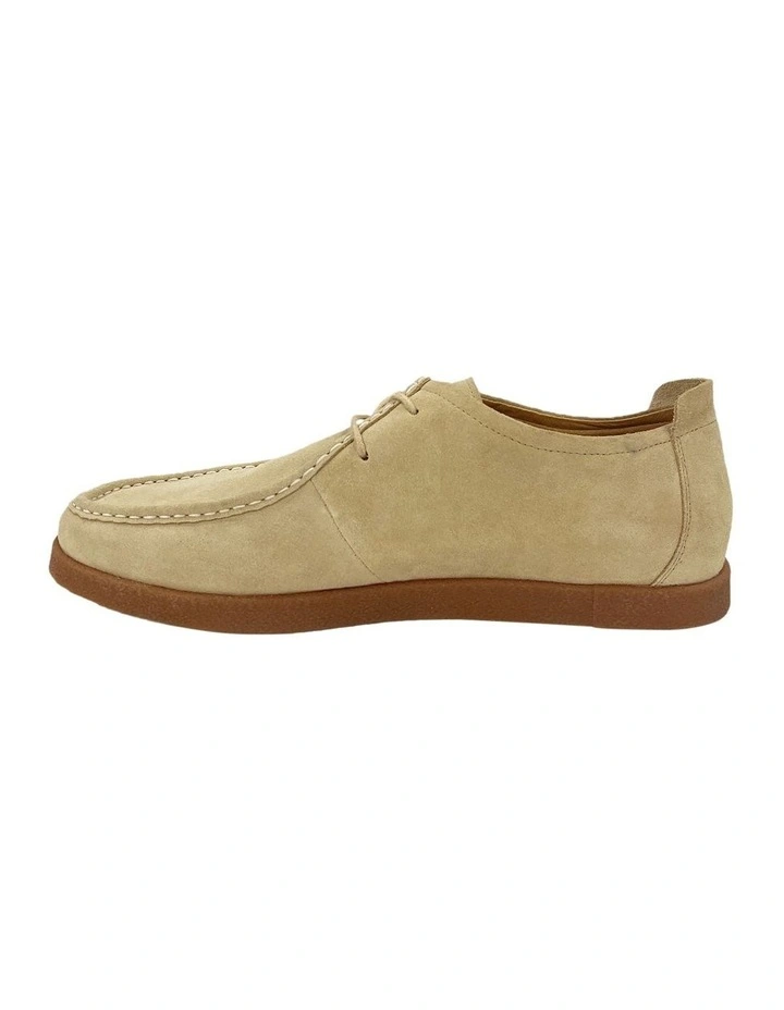James Suede Lace Up Shoe in Sand image 3