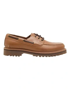 Henry Chunky Boat Shoe in Tan