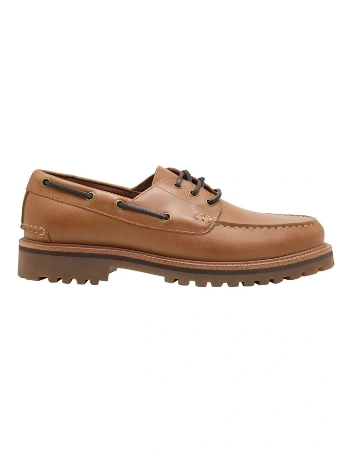Henry Chunky Boat Shoe in Tan image 1
