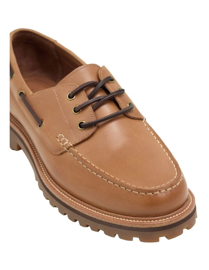 Henry Chunky Boat Shoe in Tan image 4