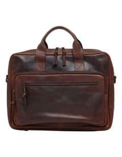 Traveller Laptop Bag in Saddle Tan