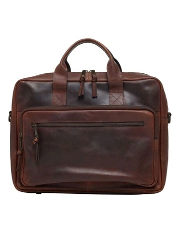 Traveller Laptop Bag in Saddle Tan