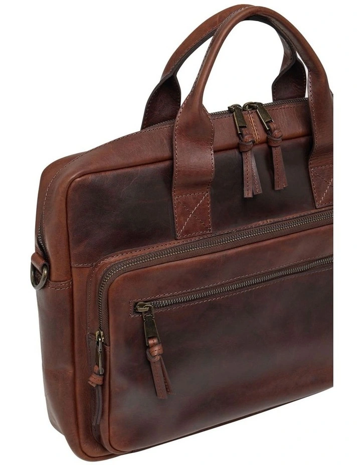 Traveller Laptop Bag in Saddle Tan image 2