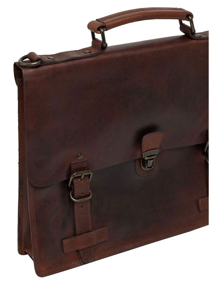 Traveller Briefcase in Brown image 2