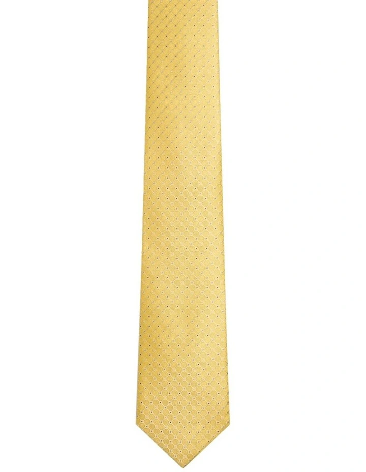 Greyson Tile Tie 7cm in Yellow image 1