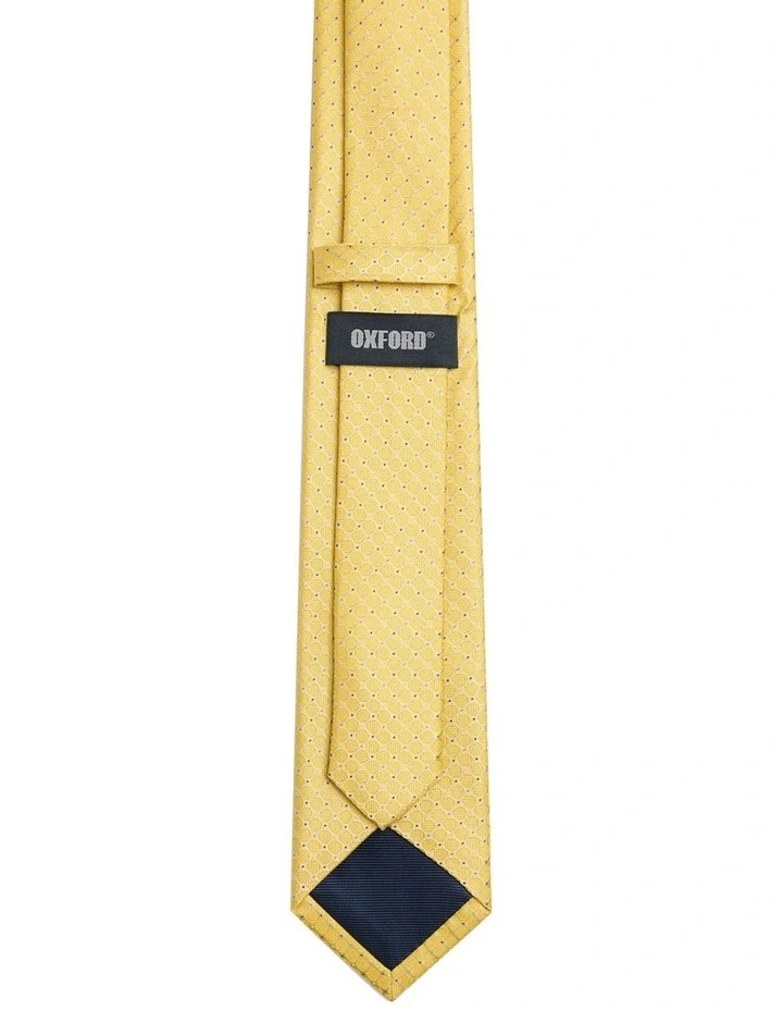 Greyson Tile Tie 7cm in Yellow image 2