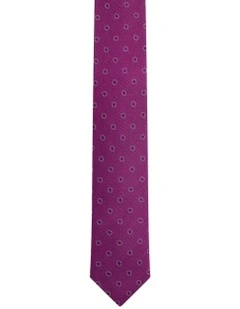 Gino Spot Tie 7cm in Fushia
