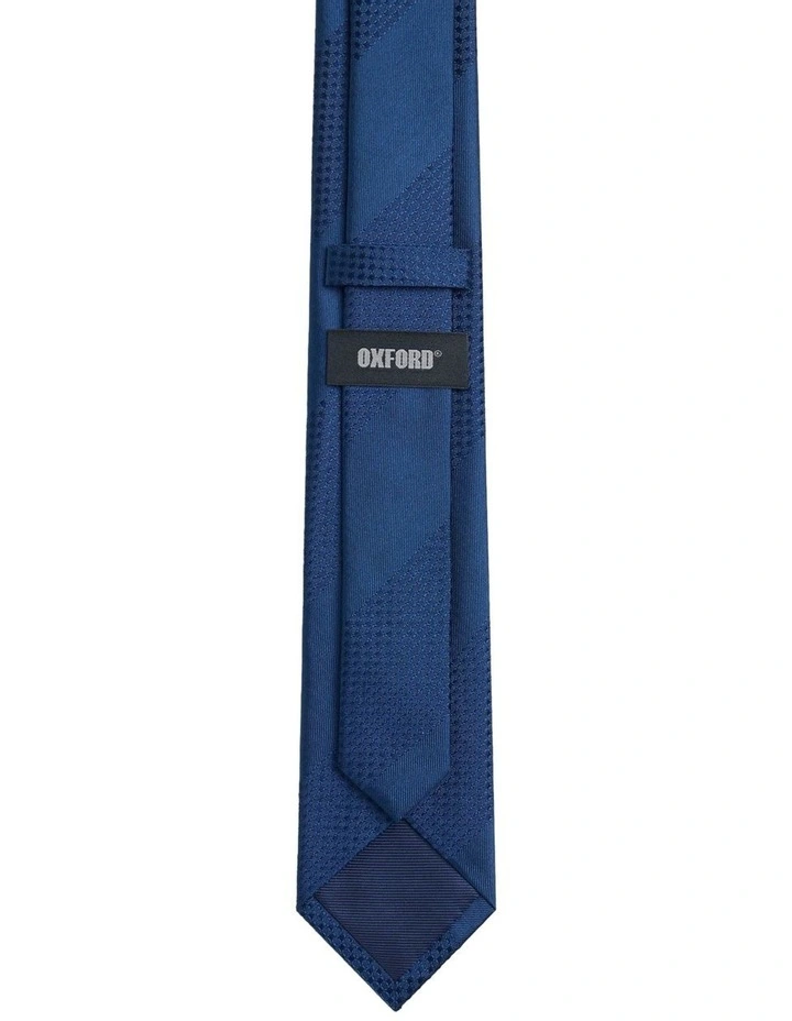 Gibson Tonal Weave 7cm Tie in Dark Navy image 2