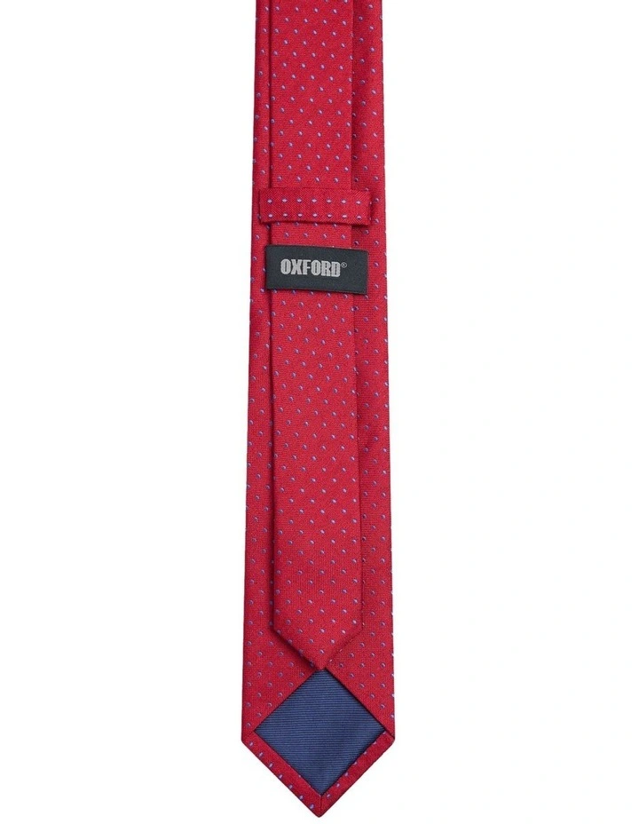 Harvey Spot Tie 7cm in Red image 2