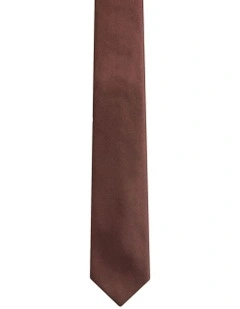 Tynan Solid Tie 7cm in Brown