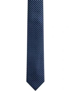 Moriss Mini Diamond 7cm Tie in Dark Navy