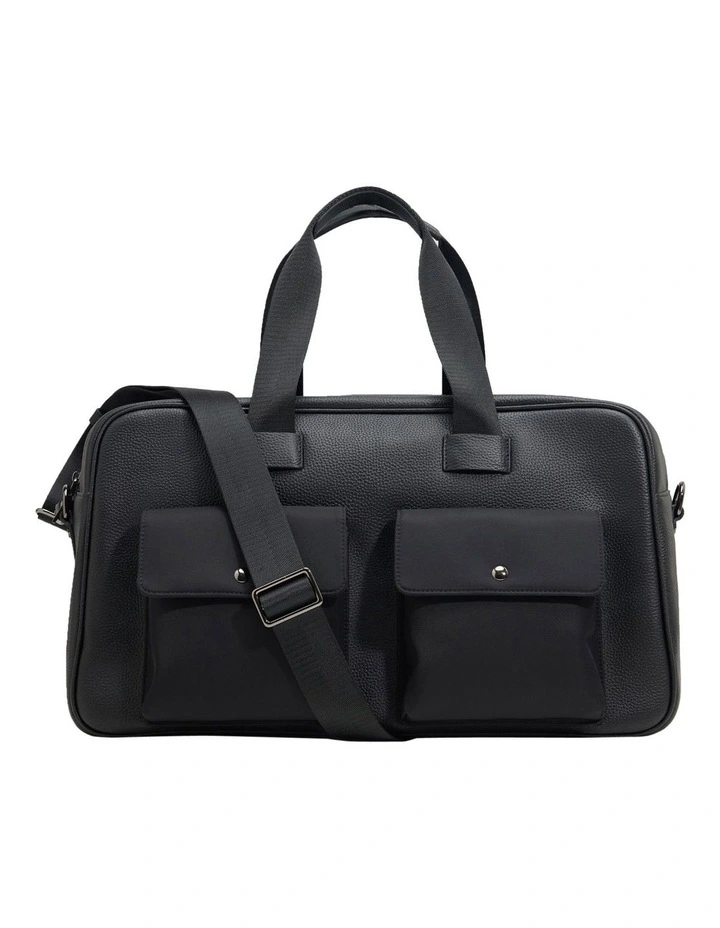 Atlas Overnighter Bag in Black image 1