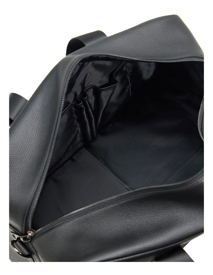 Atlas Overnighter Bag in Black image 5