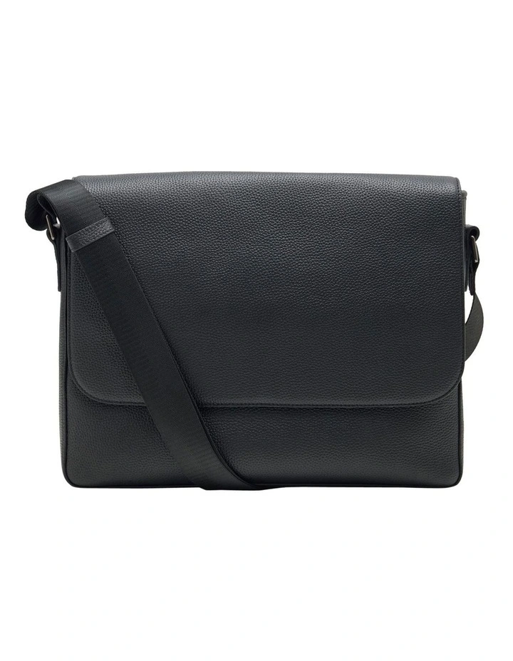 Atlas Satchel Bag in Black image 1