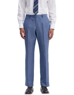 Hardy Linen Suit Trousers in Blue