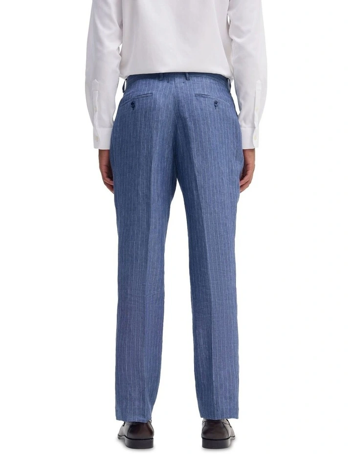 Hardy Linen Suit Trousers in Blue image 2