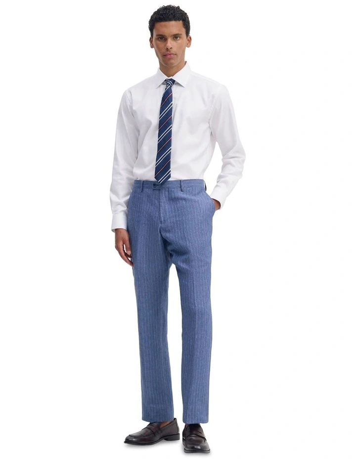 Hardy Linen Suit Trousers in Blue image 3