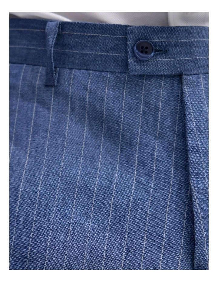 Hardy Linen Suit Trousers in Blue image 6