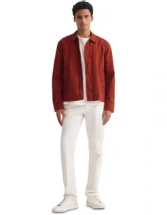 James Stretch Cotton Jacket in Ocher