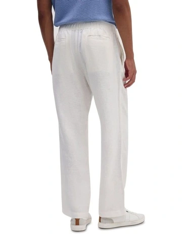 Engles Linen Relaxed Pant in Off White