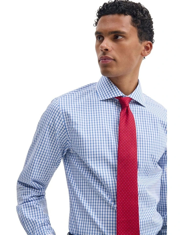 Trafalgar Slim Fit Shirt in Blue image 2