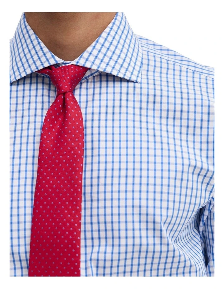 Trafalgar Slim Fit Shirt in Blue image 6