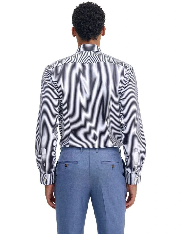 Regent Stripe Shirt in Navy image 4
