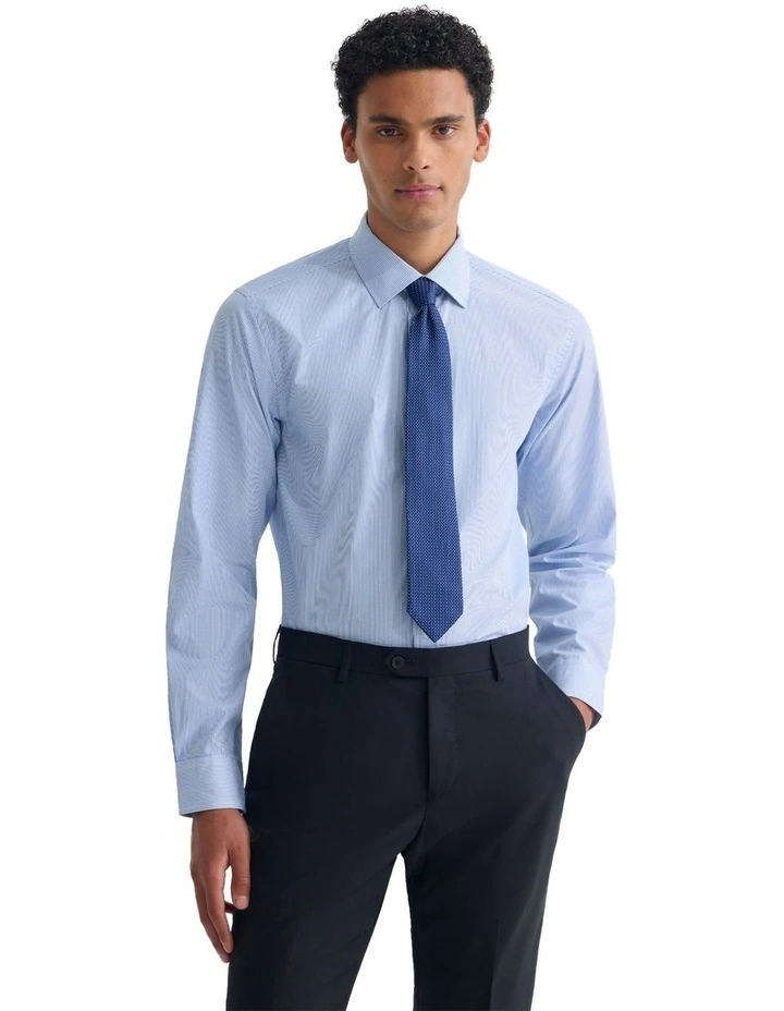 Beckton Stripe Shirt in Blue image 1