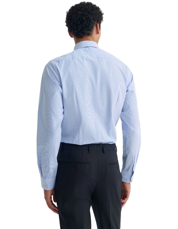 Beckton Stripe Shirt in Blue image 4